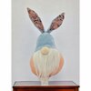 Homeroots 16 x 8 x 6.7 in. Boho Pink Bunny Ears Gnome 402537